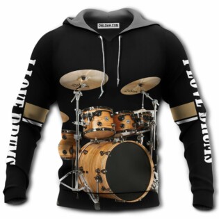 Drum Is My Life Love Drum - Hoodie - Owl Ohh - Owl Ohh