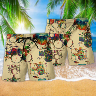 Drum Music Instrument So Awesome - Beach Short - Owl Ohh - Owl Ohh