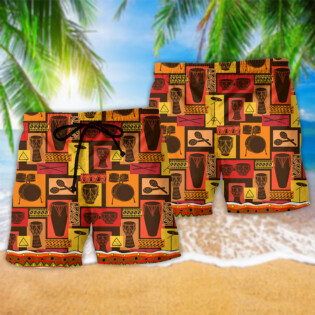 Drum Music Lover Cool Style - Beach Short - Owl Ohh - Owl Ohh