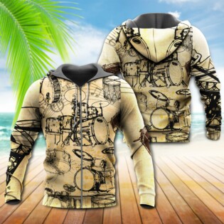Drum Music No Drums No Life Know Drums Know Life - Hoodie - Owl Ohh - Owl Ohh