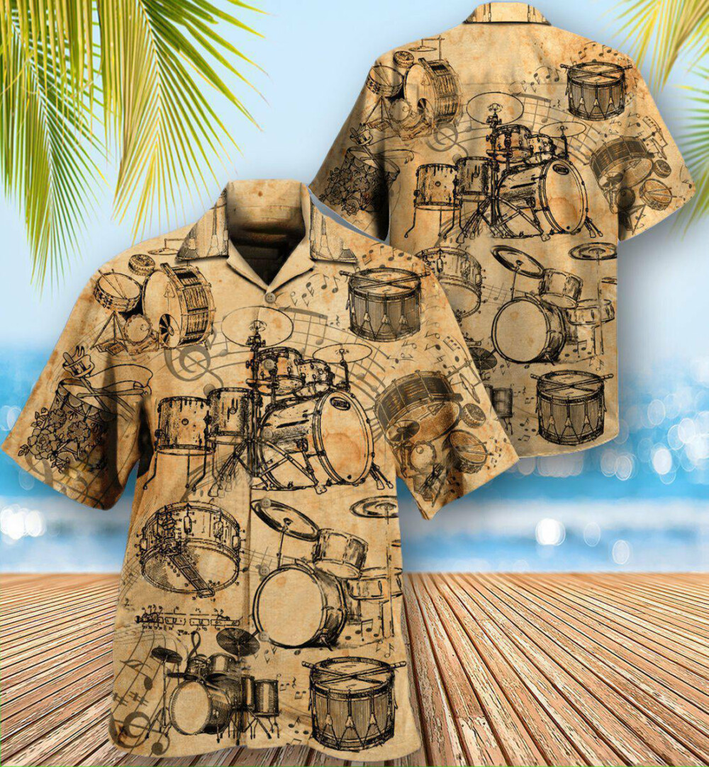Drum No Life Know Drums Know Life - Hawaiian Shirt - Owl Ohh - Owl Ohh