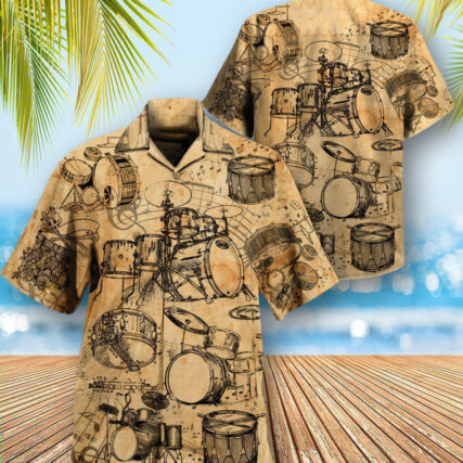 Drum No Life Know Drums Know Life - Hawaiian Shirt - Owl Ohh - Owl Ohh