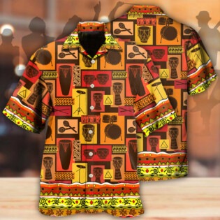 Drum Symbol Music Lover - Hawaiian Shirt - Owl Ohh - Owl Ohh