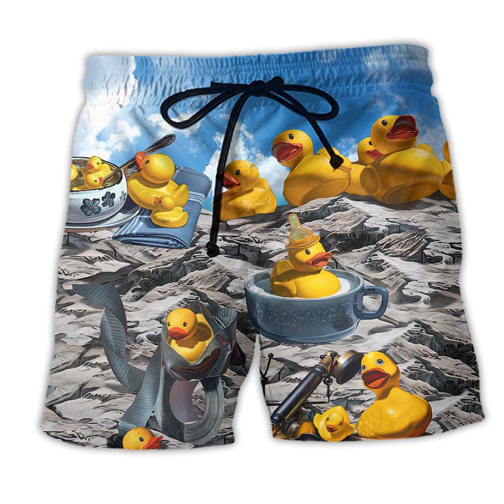 Duck Better With Rubber Duck - Beach Short - Owl Ohh - Owl Ohh