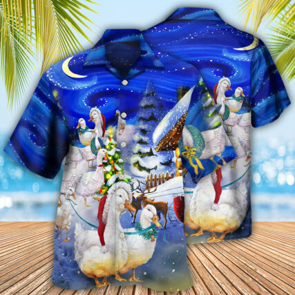 Duck Christmas Light All Night - Hawaiian Shirt - Owl Ohh - Owl Ohh