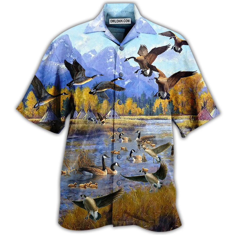 Duck Fly To Hawaii So Much Funny - Hawaiian Shirt - Owl Ohh - Owl Ohh