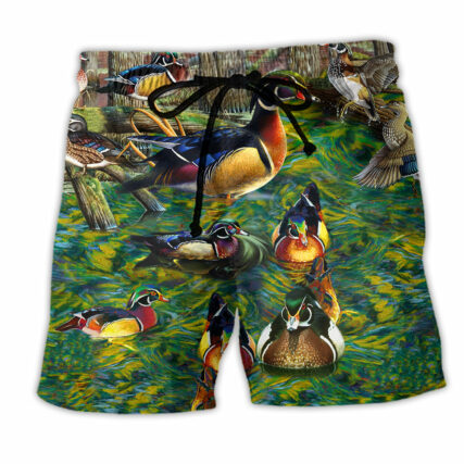 Duck Welcome To The Duck Side Life - Beach Short - Owl Ohh - Owl Ohh