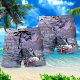 Duck Hunting Purple Style - Beach Short - Owl Ohh - Owl Ohh