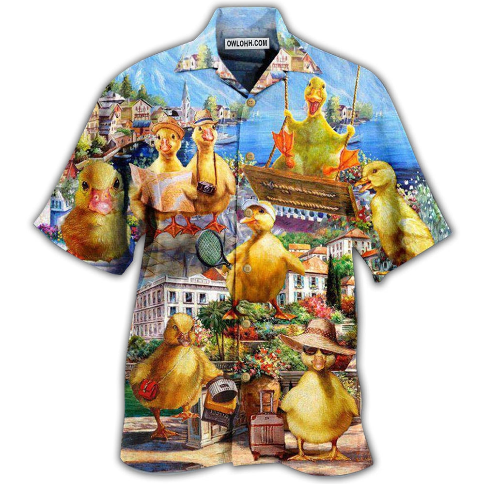 Duck In An Amazing Adventure - Hawaiian Shirt - Owl Ohh - Owl Ohh