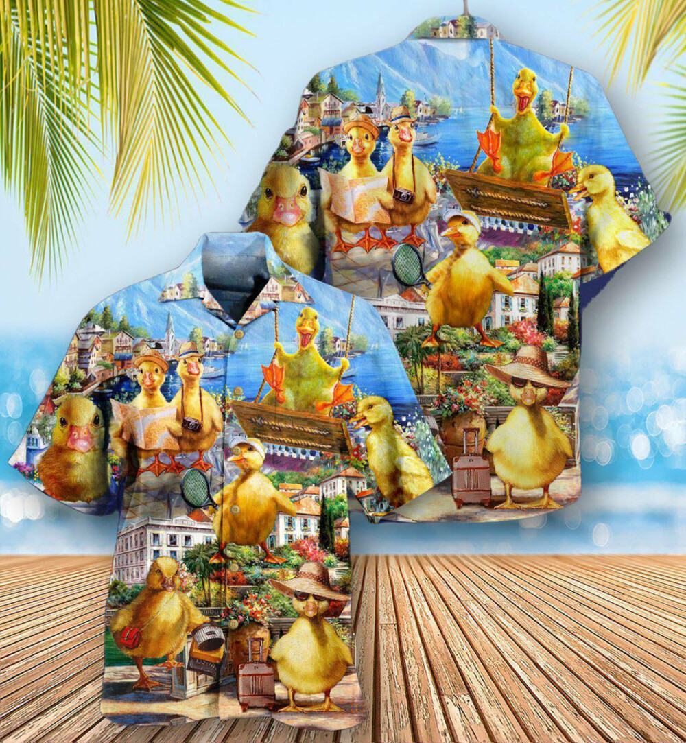 Duck In An Amazing Adventure - Hawaiian Shirt - Owl Ohh - Owl Ohh