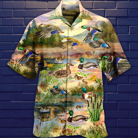 Duck Love Beautiful Sky - Hawaiian Shirt - Owl Ohh - Owl Ohh
