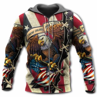 Eagle American Eagle Fly Flag - Hoodie - Owl Ohh - Owl Ohh