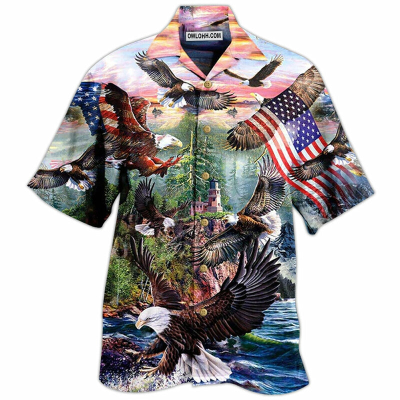 America Eagle Spirit Of America - Hawaiian Shirt - Owl Ohh - Owl Ohh
