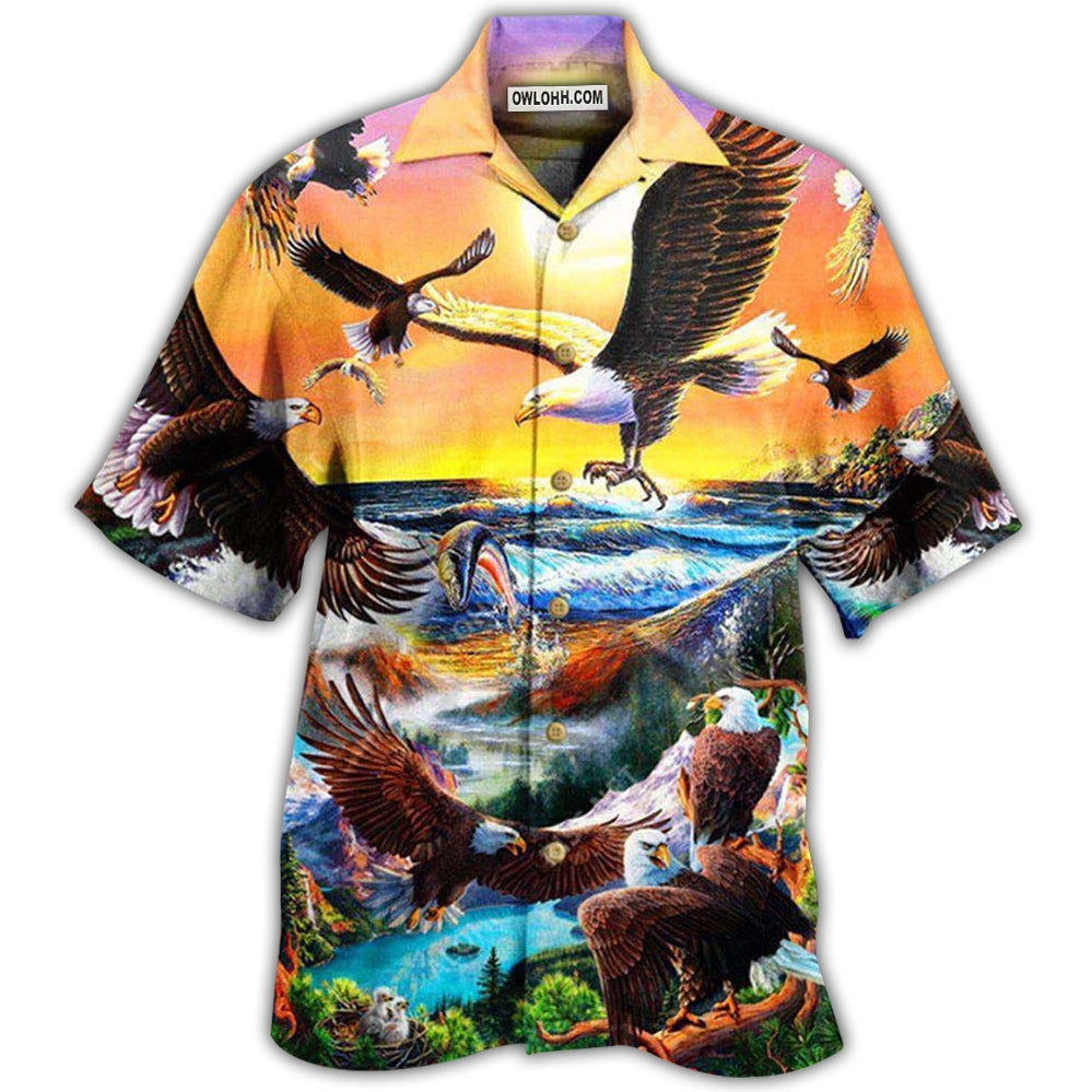 Eagle Spirit Of America Lovely Life - Hawaiian Shirt - Owl Ohh - Owl Ohh