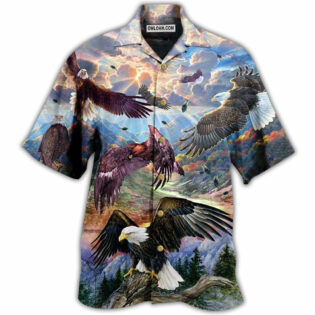 Eagle Spread Wings To The Sky - Hawaiian Shirt - Owl Ohh - Owl Ohh