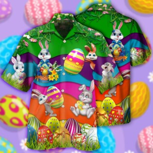 Easter Rabbit Lovely Rabbit Easter's Day - Hawaiian shirt - Owl Ohh - Owl Ohh