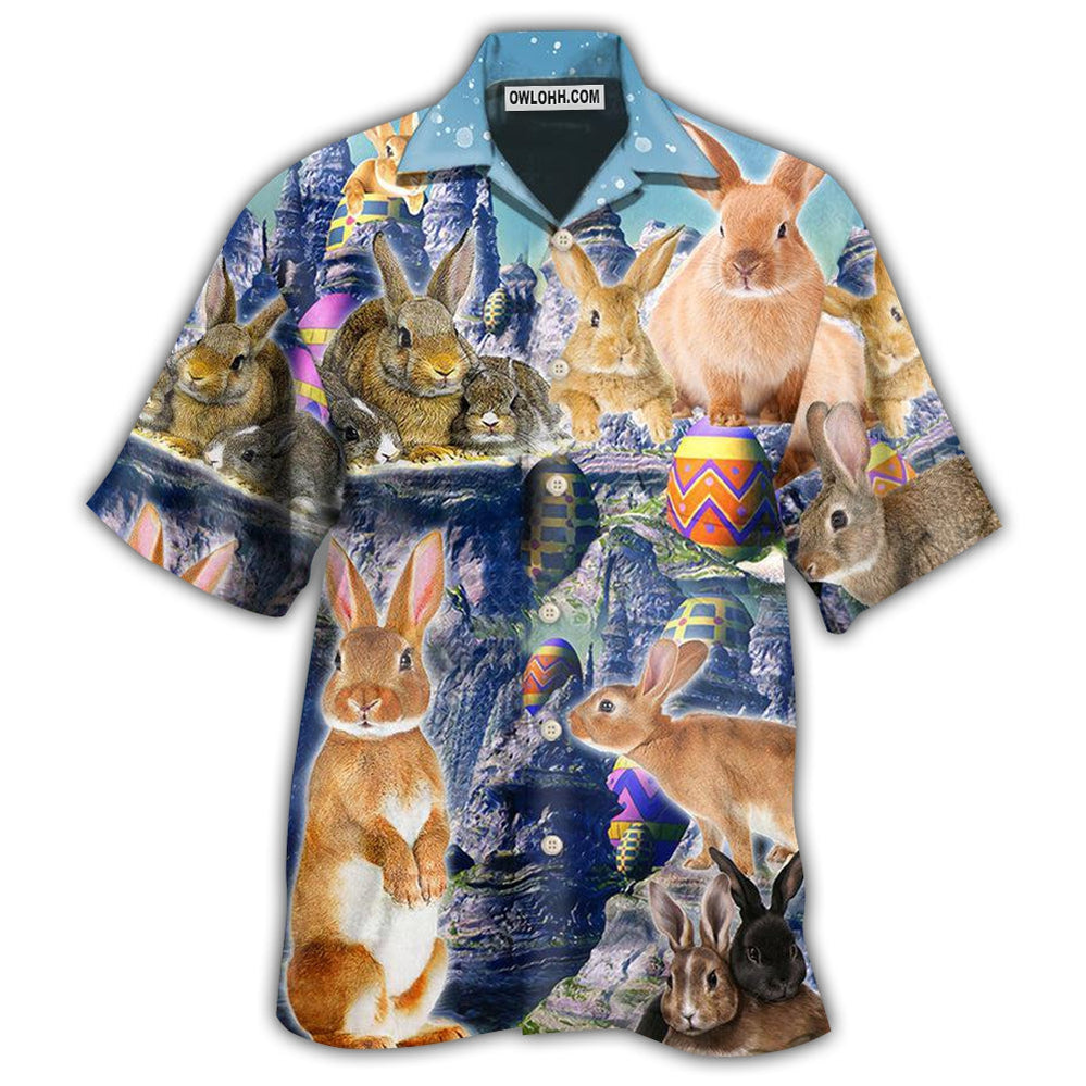 Easter Rabbit The Great Gift Of Easter Is Hope Cool - Hawaiian Shirt - Owl Ohh - Owl Ohh