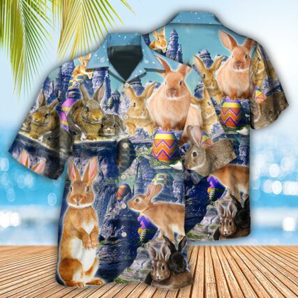 Easter Rabbit The Great Gift Of Easter Is Hope Cool - Hawaiian Shirt - Owl Ohh - Owl Ohh