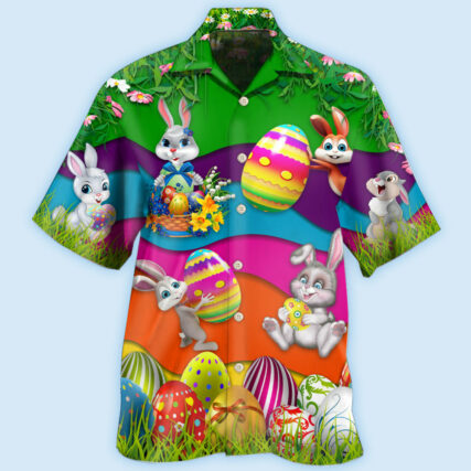 Easter Rabbit Lovely Rabbit Easter's Day - Hawaiian shirt - Owl Ohh - Owl Ohh
