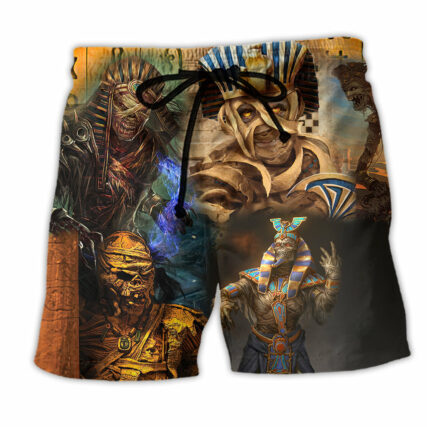Egypt Amazing Mummy Vintage - Beach Short - Owl Ohh - Owl Ohh
