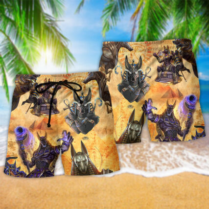 Egypt God Anubis The Egyptian - Beach Short - Owl Ohh - Owl Ohh