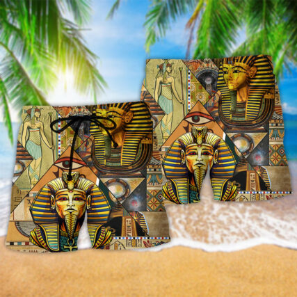 Egypt Life Of Egyptian Pyramids - Beach Short - Owl Ohh - Owl Ohh
