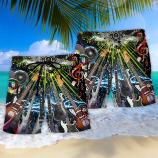 Guitar Electric Guitar Life With Music - Beach Short - Owl Ohh - Owl Ohh