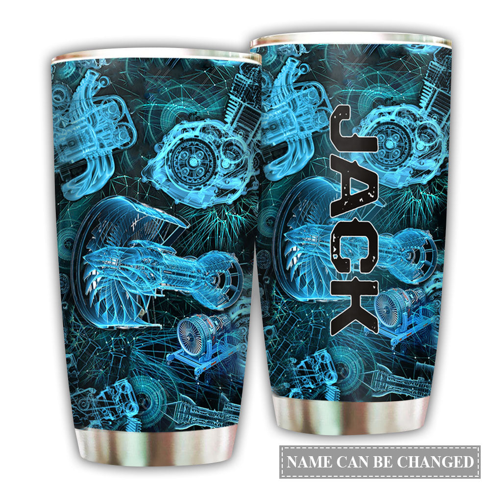 Engines Is My Life Personalized - Tumbler - Owl Ohh - Owl Ohh