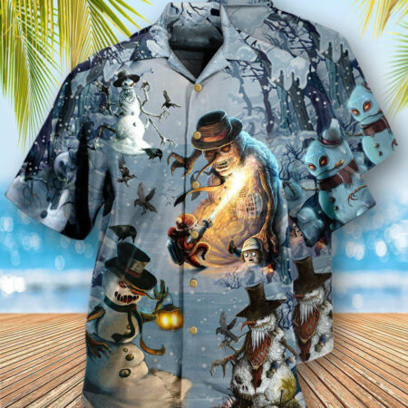 Snowman Evil Cool Style - Hawaiian Shirt - Owl Ohh - Owl Ohh