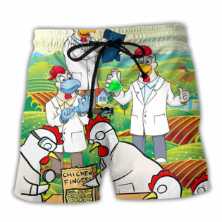 Farm Chicken Agronomist - Beach Short - Owl Ohh - Owl Ohh