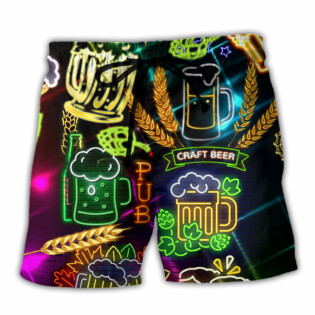 Beer It's Beer O'clock Stunning - Beach Short - Owl Ohh - Owl Ohh