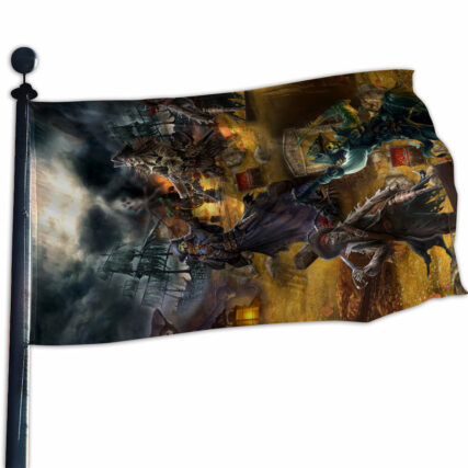 Skull Hunting Treasure Journey - House Flag - Owl Ohh - Owl Ohh