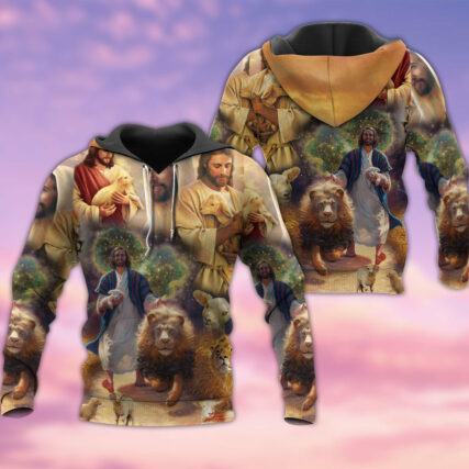 Jesus Saves Animals Life - Hoodie - Owl Ohh - Owl Ohh