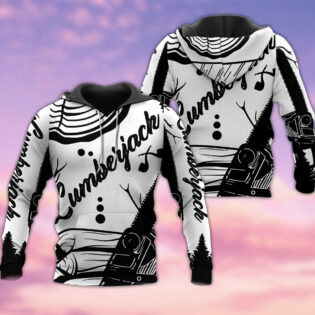Lumberjack Black And White Style - Hoodie - Owl Ohh - Owl Ohh