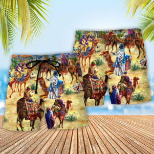 Camel Love It Blue Sky - Beach Short - Owl Ohh - Owl Ohh