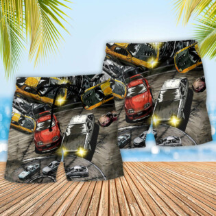 Car I Make My Cars To Go - Beach Short - Owl Ohh - Owl Ohh