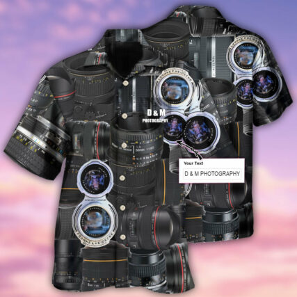 D & M Photography Camera Once A Photographer Always A Photographer Personalized - Hawaiian Shirt - Owl Ohh - Owl Ohh