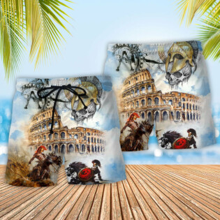 Rome Amazing Roma Empire Cool Style - Beach Short - Owl Ohh - Owl Ohh