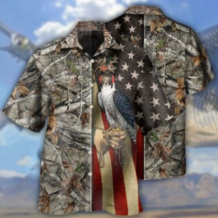 Hunting Falconry Hunting America - Hawaiian Shirt - Owl Ohh - Owl Ohh