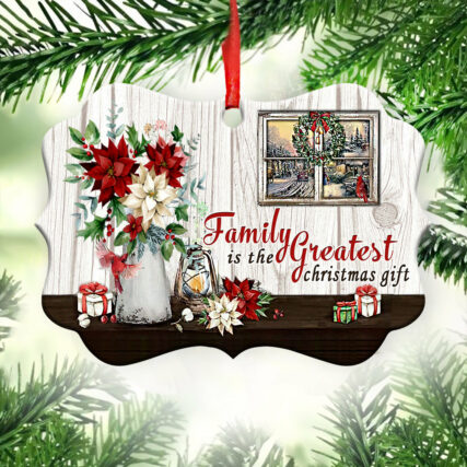 Family Christmas Is The Greatest Christmas - Horizontal Ornament - Owl Ohh - Owl Ohh