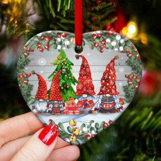 Family Christmas Its Not What Under The Tree That Matters its Whos Gathered Around It - Heart Ornament - Owl Ohh - Owl Ohh