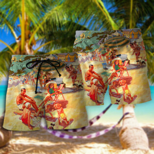 Vacation Family Funny Summer - Beach Short - Owl Ohh - Owl Ohh
