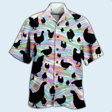 Chicken Awesome Style - Hawaiian Shirt - Owl Ohh - Owl Ohh