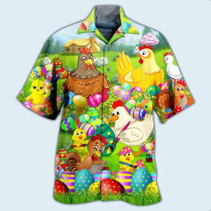 Chicken Easter Eggs So Cute - Hawaiian Shirt - Owl Ohh - Owl Ohh