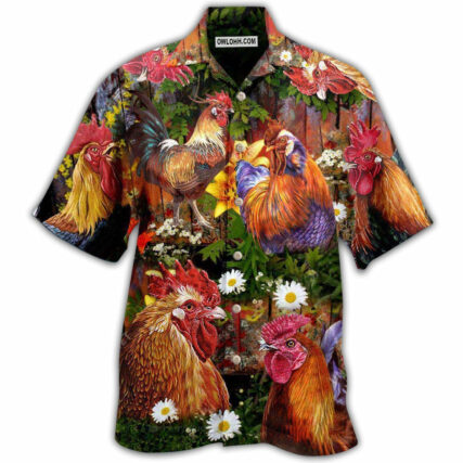 Chicken Rise A Shine Rooster - Hawaiian Shirt - Owl Ohh - Owl Ohh