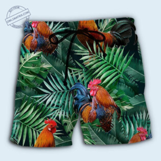 Farm Chicken Rooster Tropical Summer Vibes Edition - Hawaiian Shirt - HAWS02FNN210921