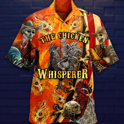Chicken Fire The Chicken Whisperer - Hawaiian Shirt - Owl Ohh - Owl Ohh