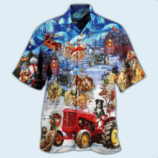 Farm Merry Xmas Lover Forever - Hawaiian Shirt - Owl Ohh - Owl Ohh
