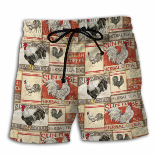 Chicken Farmhouse Patch - Beach Short - Owl Ohh - Owl Ohh