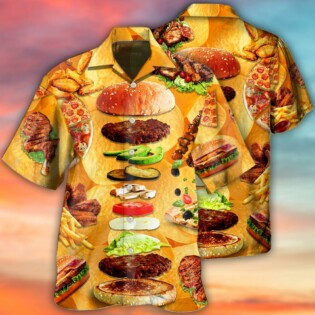 Food Delicious Fast Food - Hawaiian Shirt - Owl Ohh - Owl Ohh